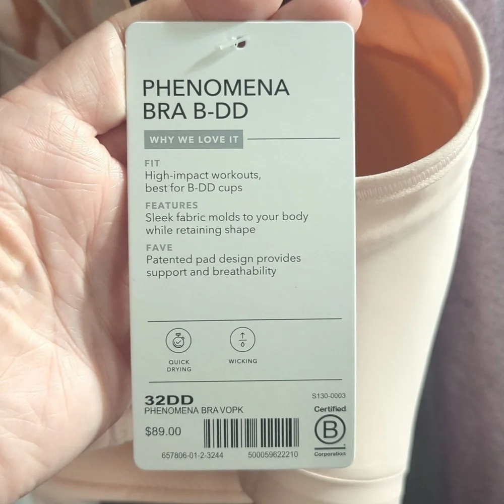 Athleta Pink Phenomena Athletic Sports Bra